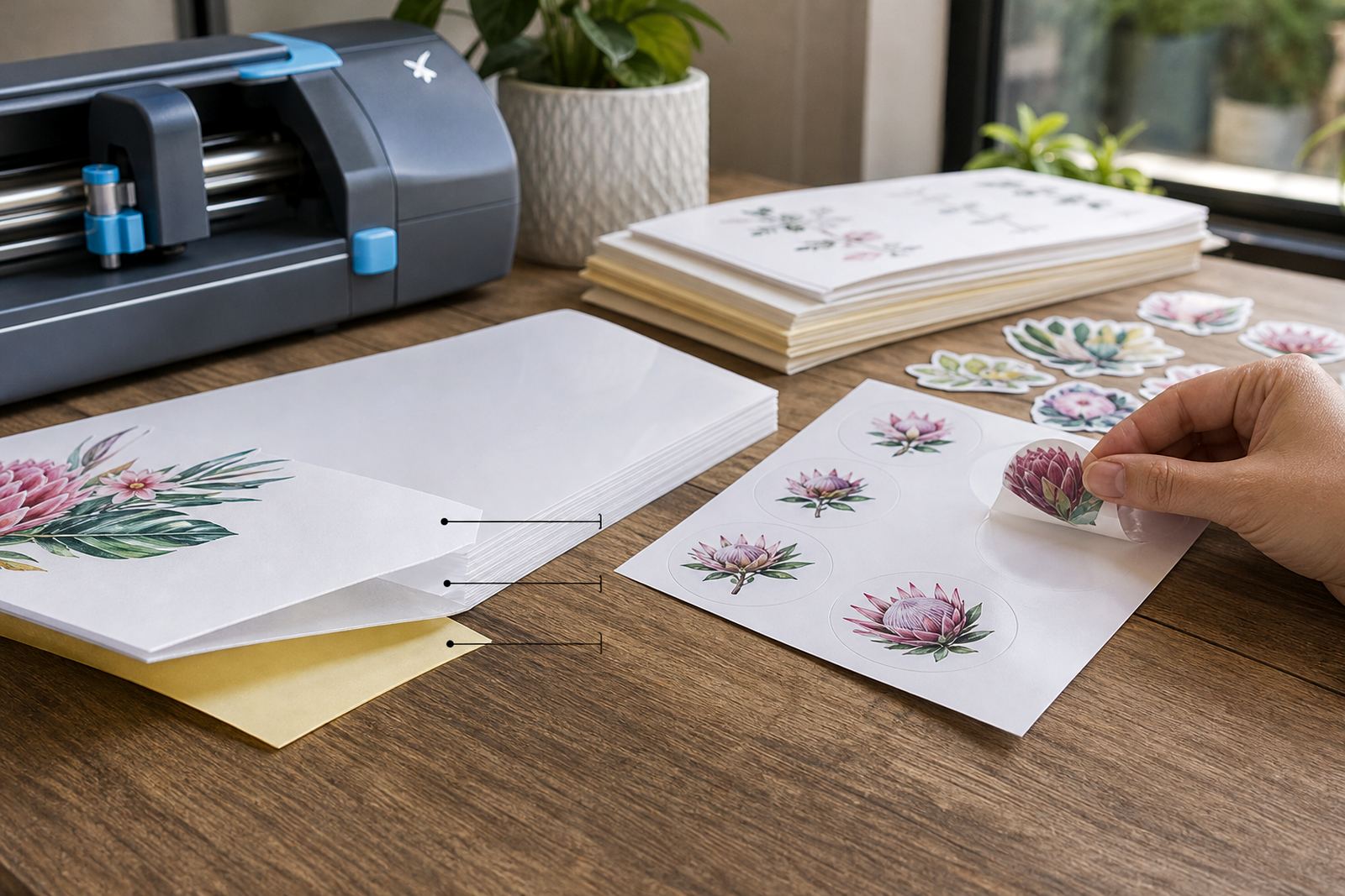 Backing Paper Notes